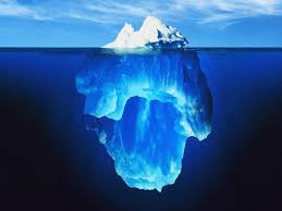 iceberg is hidden